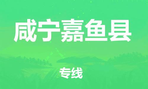邯鄲到咸寧嘉魚縣物流公司-貨運(yùn)公司多長時間-市縣派送